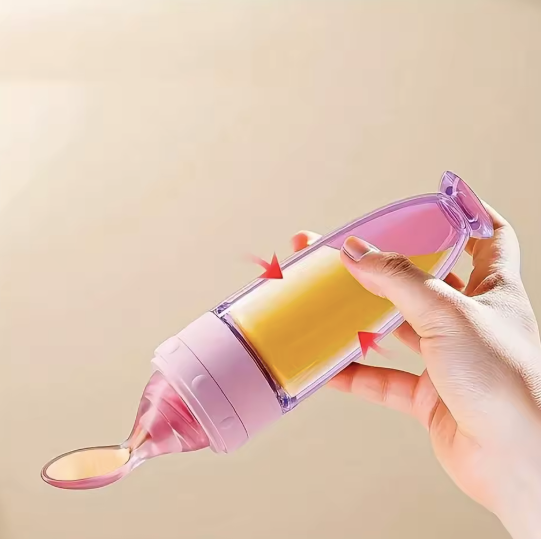 Feeding Bottle Spoon Pink