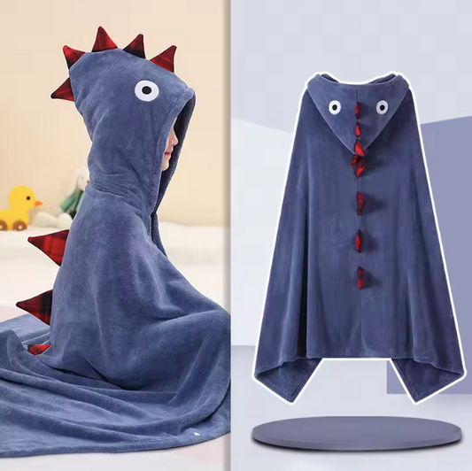 Hooded Baby Poncho Monster