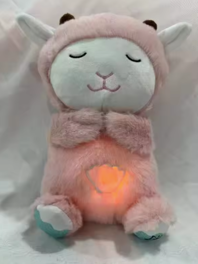 Breathing Soothing Plush Sheep