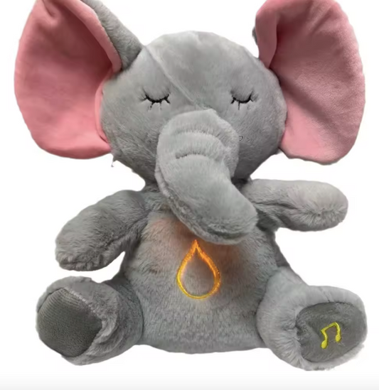 Breathing Soothing Plush Elephant